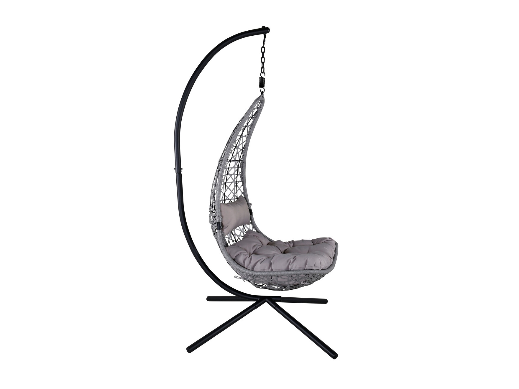 Hanging chair Dallas 519 (Black + Grey)