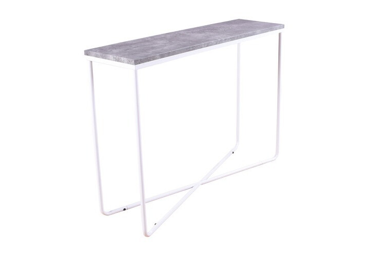 Console table Dallas 197 (Concrete + White)