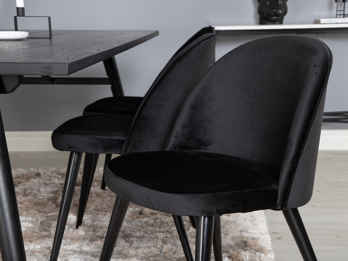 Dining set Dallas 1676 (Black)