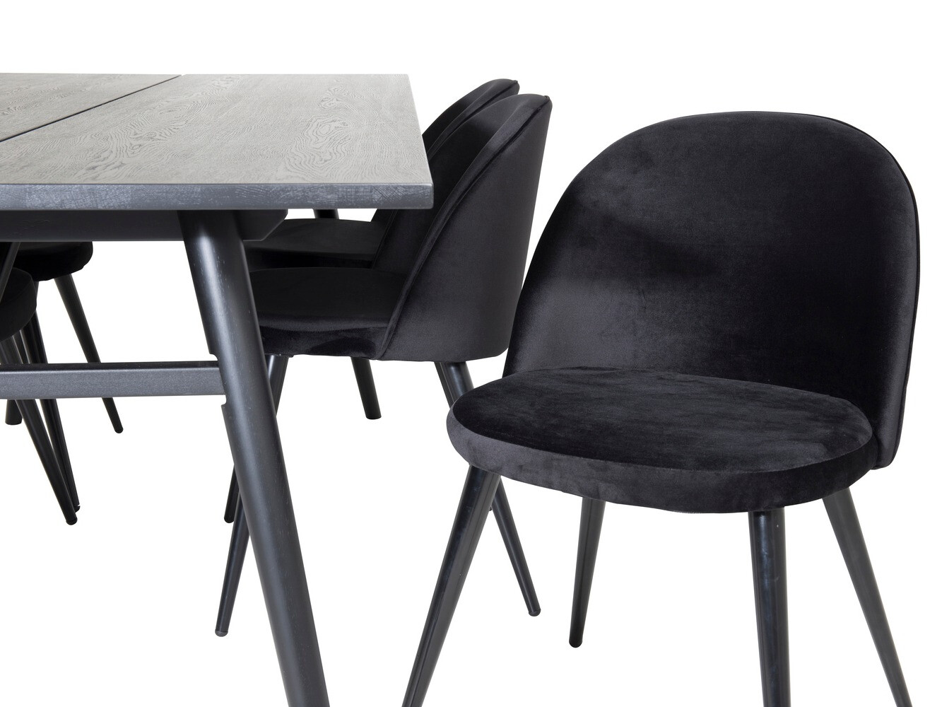 Dining set Dallas 1676 (Black)