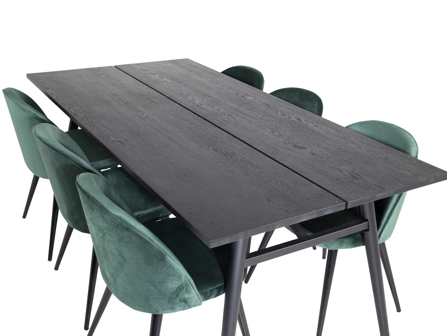 Dining set Dallas 1676 (Green + Black)