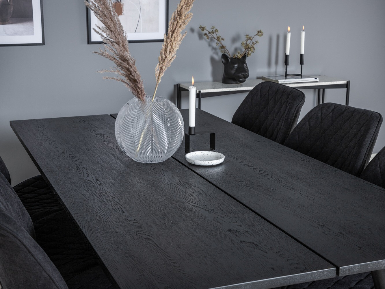 Dining set Dallas 1686 (Black)