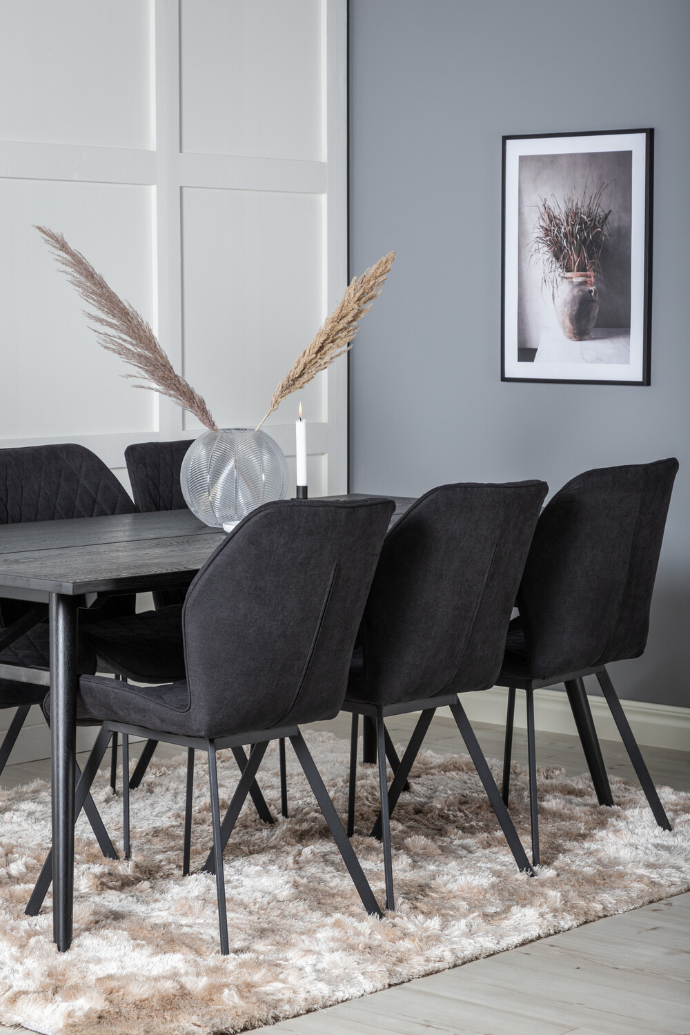 Dining set Dallas 1686 (Black)