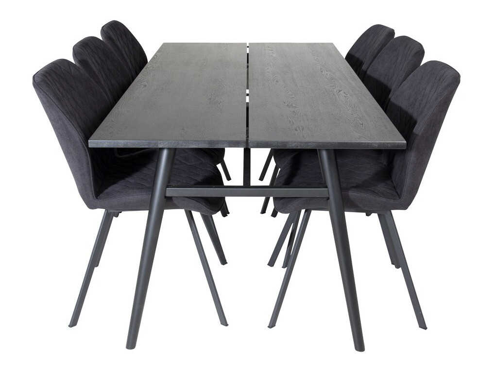 Dining set Dallas 1686 (Black)