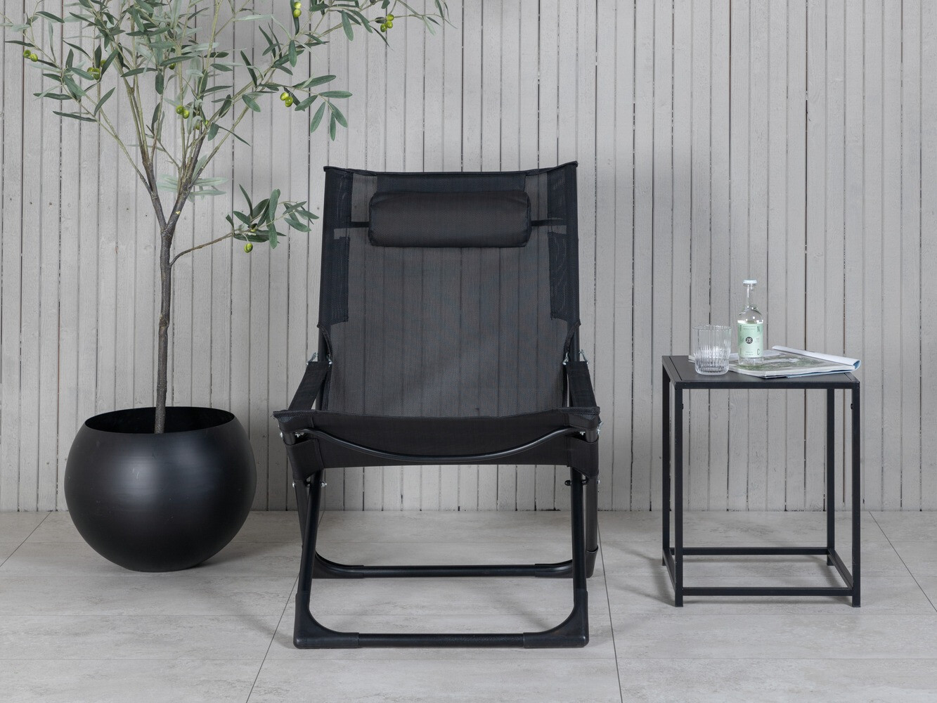 Outdoor chair Dallas 800 (Black)