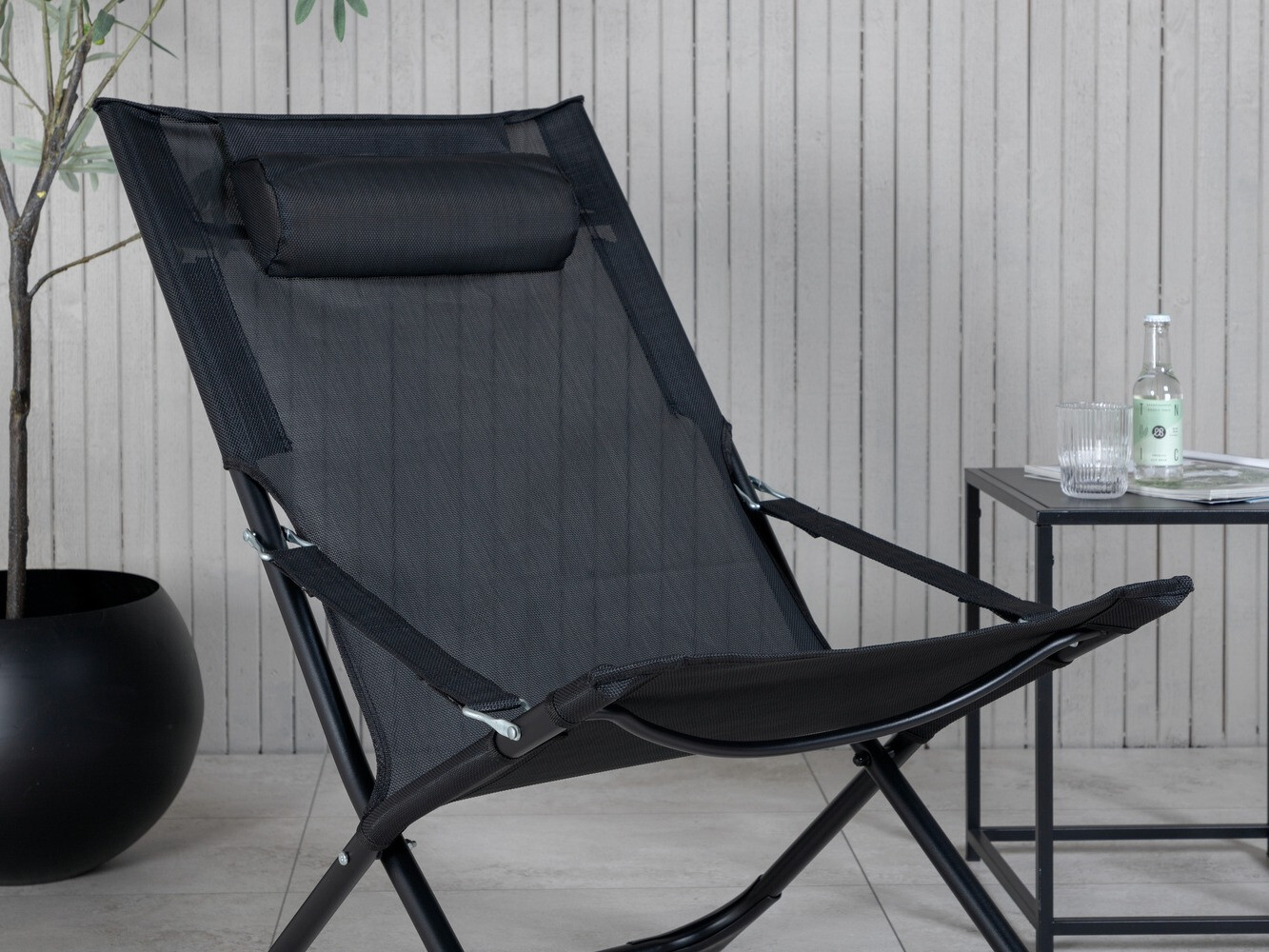 Outdoor chair Dallas 800 (Black)