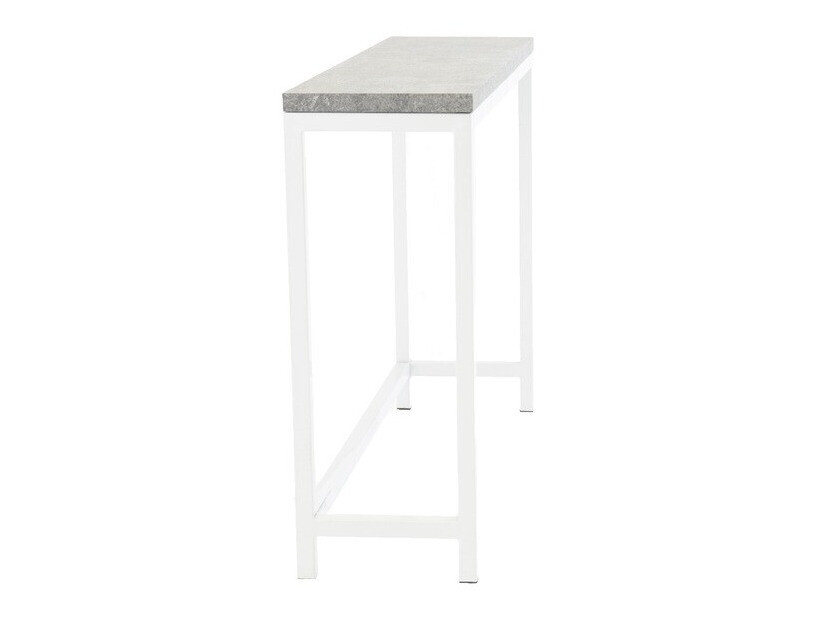 Console table Dallas 2468 (White + Concrete)