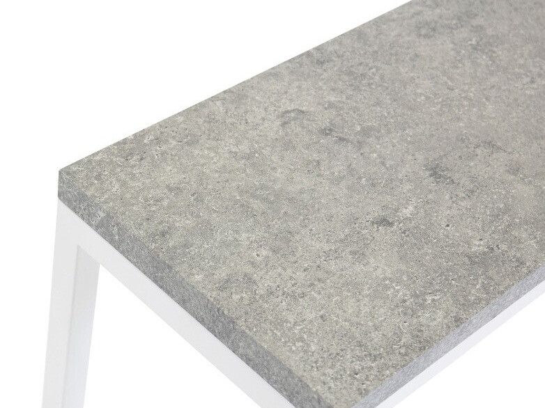 Console table Dallas 2468 (White + Concrete)