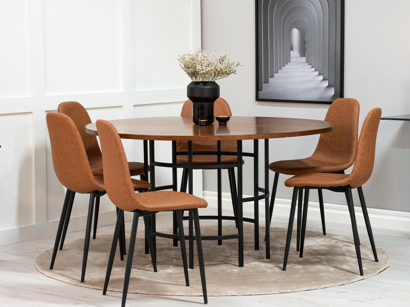 Dining set Dallas 309 (Brown + Black)
