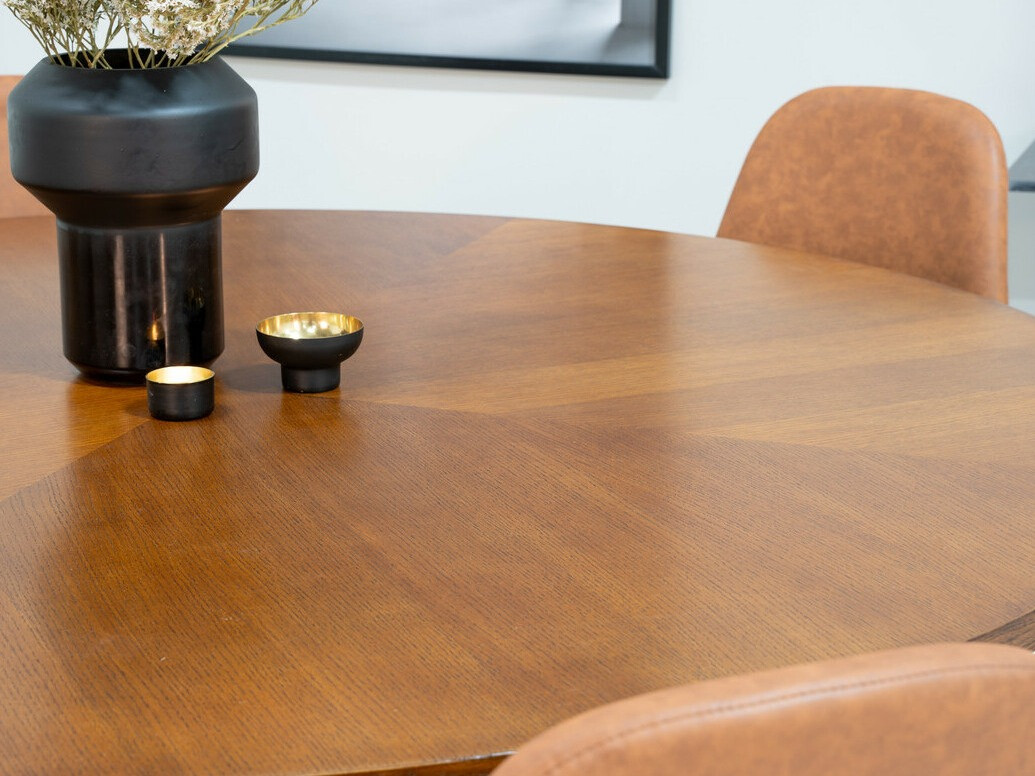 Dining set Dallas 309 (Brown + Black)