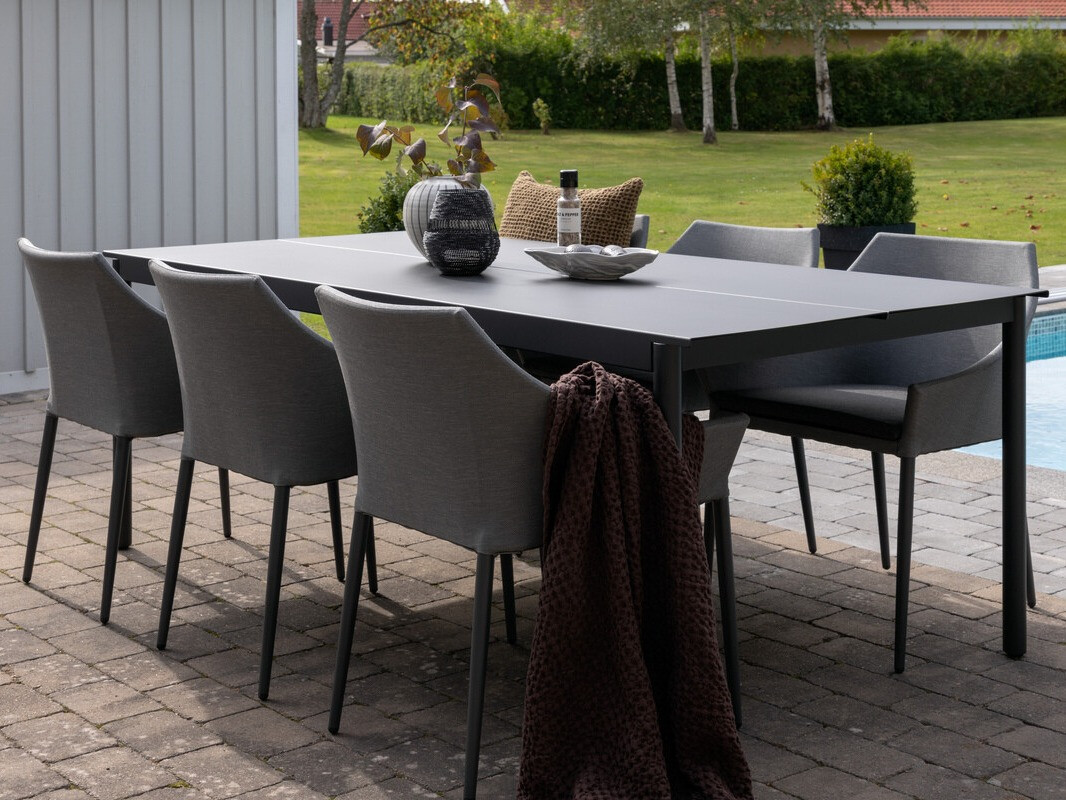 Outdoor chair Dallas 2563 (Black + Grey)