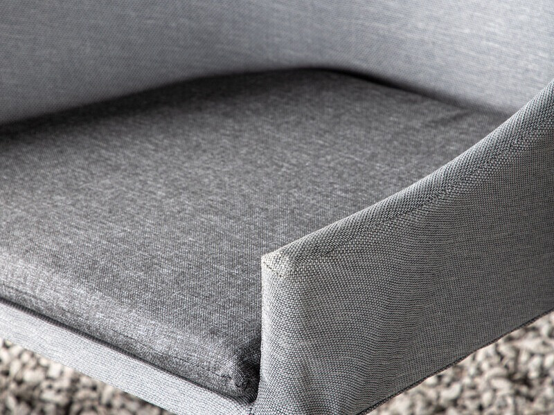Outdoor chair Dallas 2563 (Black + Grey)