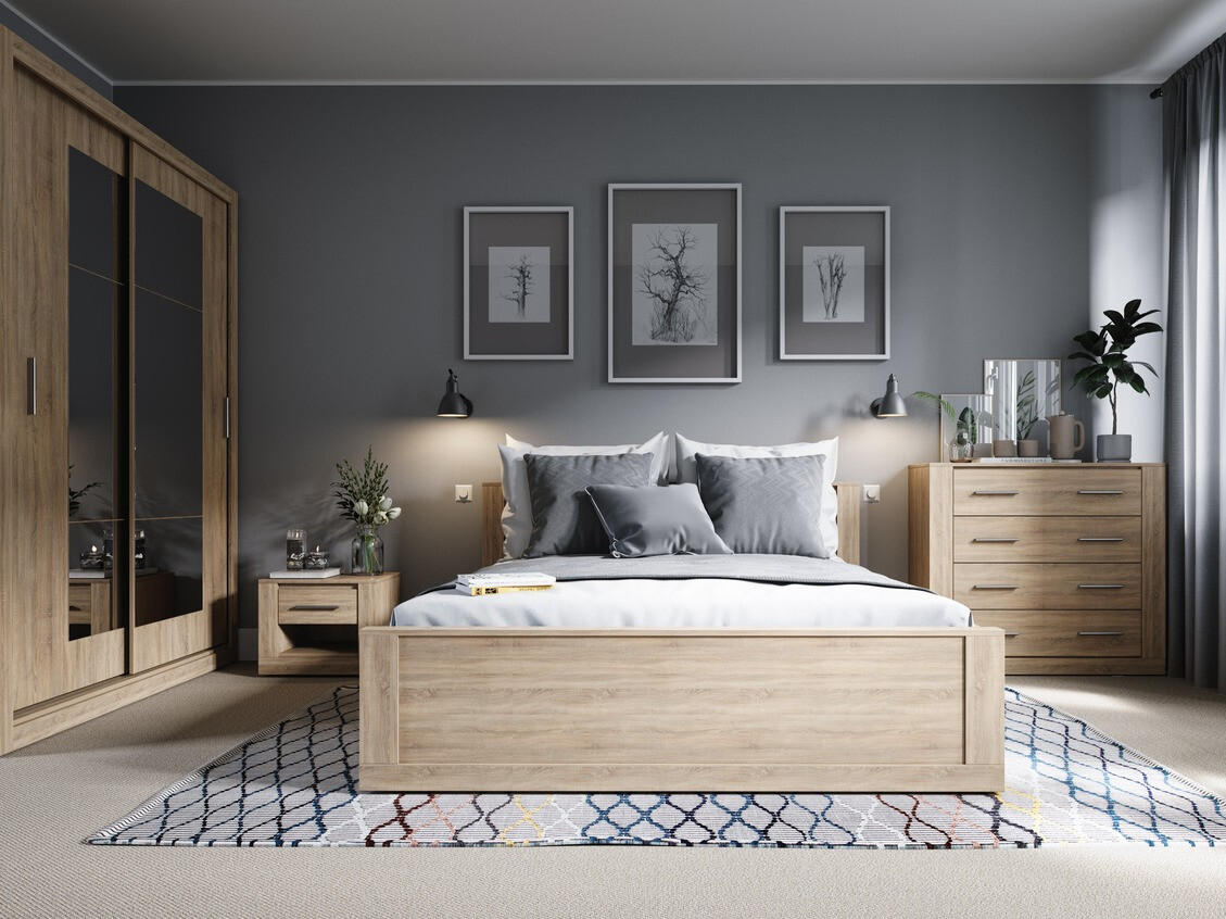Wardrobe Cirdelu 101 (Oak)