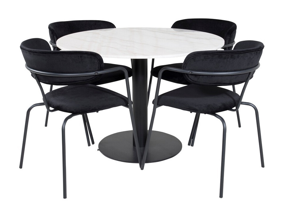 Dining set Dallas 1299 (Black)