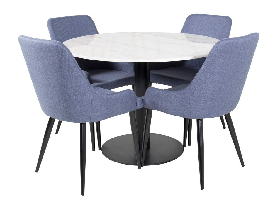 Dining set Dallas 1300 (Blue + Black)