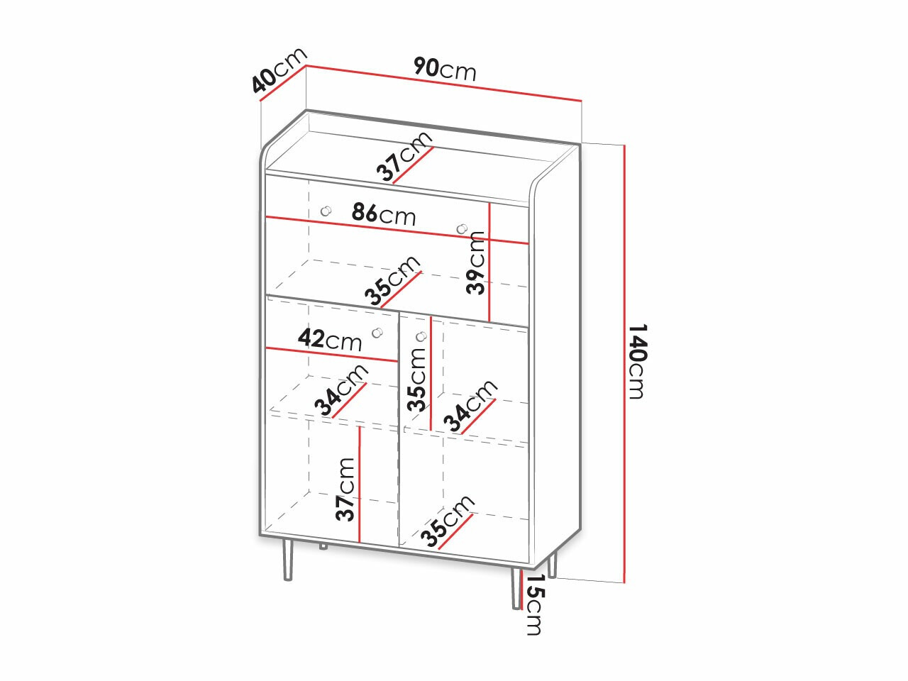 Sideboard Ferenou 102