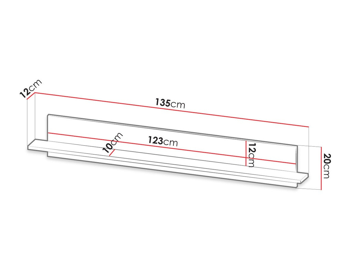 Wall shelf Ferenou 104