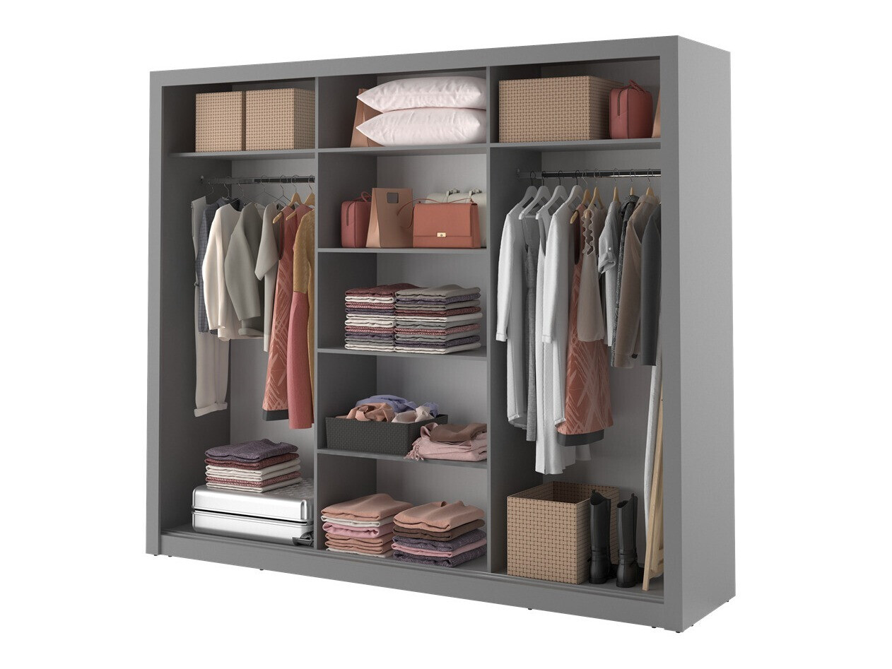 Wardrobe Fresno 101 (Grey)