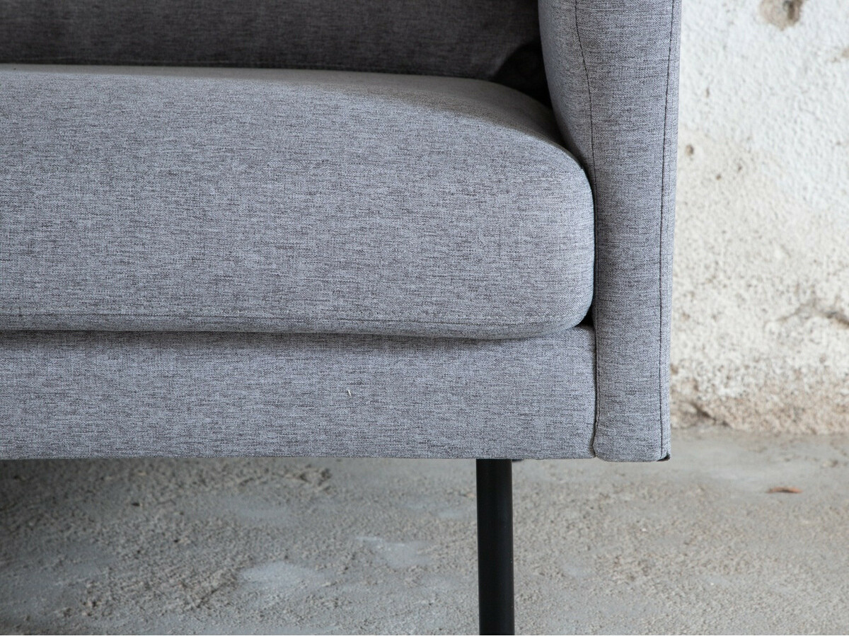 Upholstered furniture set Fercame 105 (Black + Grey)