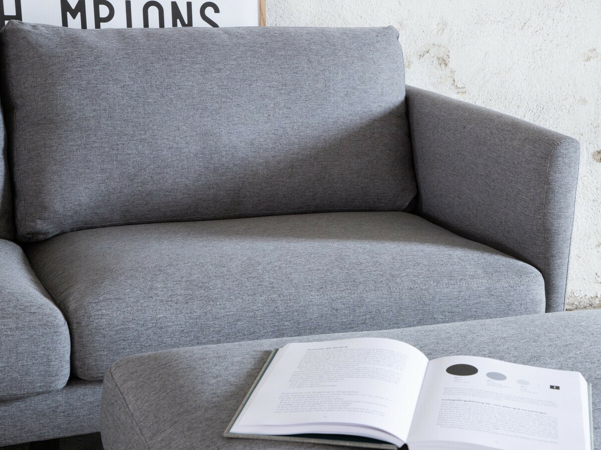 Upholstered furniture set Fercame 105 (Black + Grey)