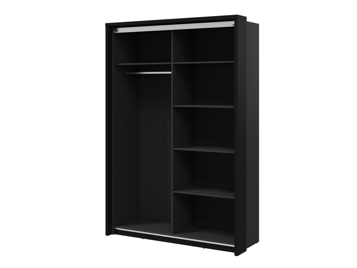 Wardrobe Fresno 122 (Artisan oak + Black)