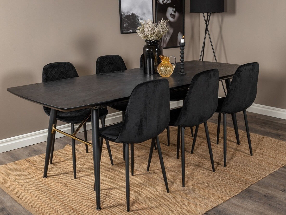 Dining set Dallas 1448 (Black)