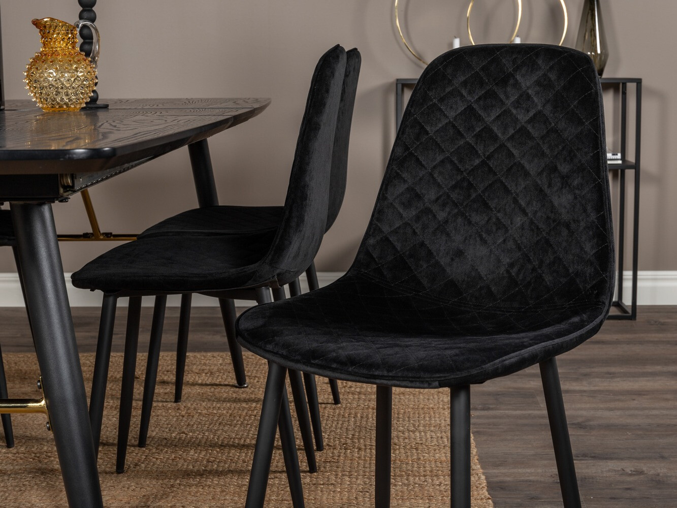 Dining set Dallas 1448 (Black)