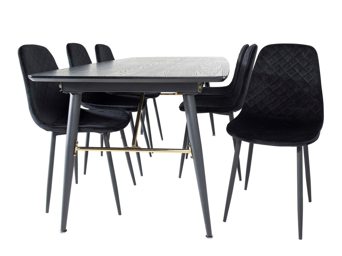 Dining set Dallas 1448 (Black)
