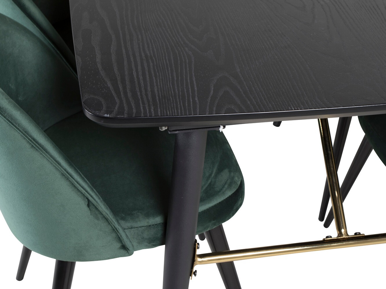 Dining set Dallas 1449 (Green + Black)