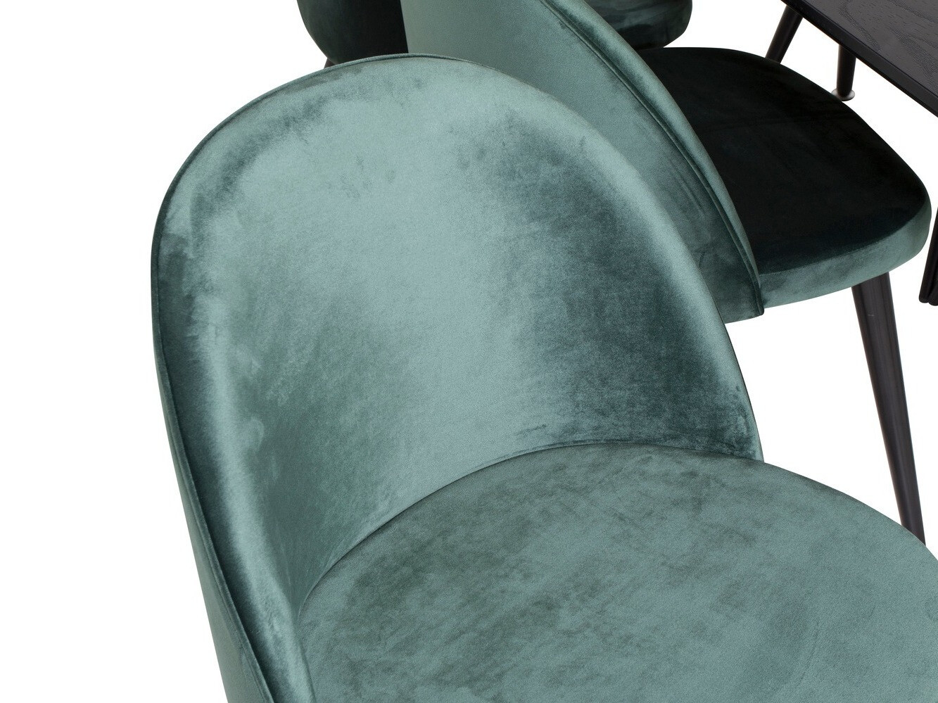 Dining set Dallas 1449 (Green + Black)
