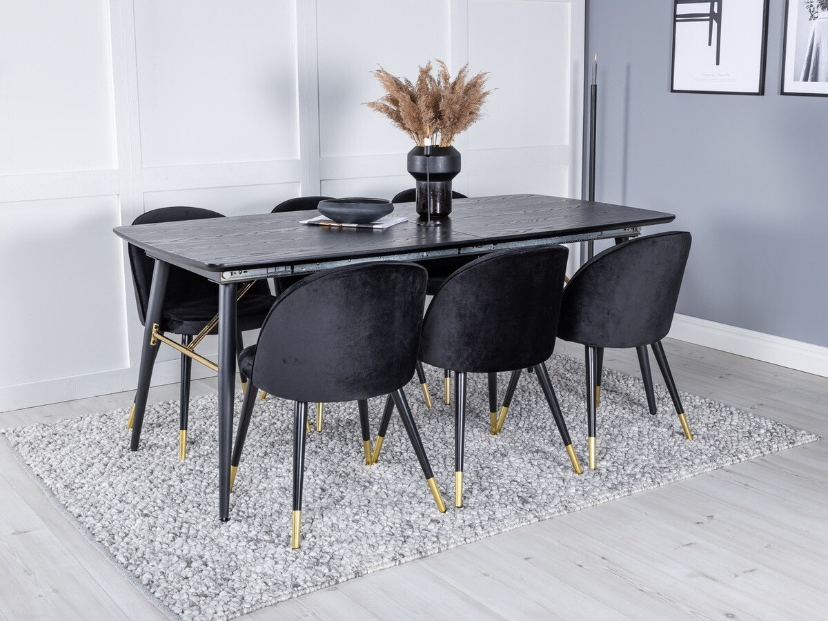 Dining set Dallas 1451 (Black)
