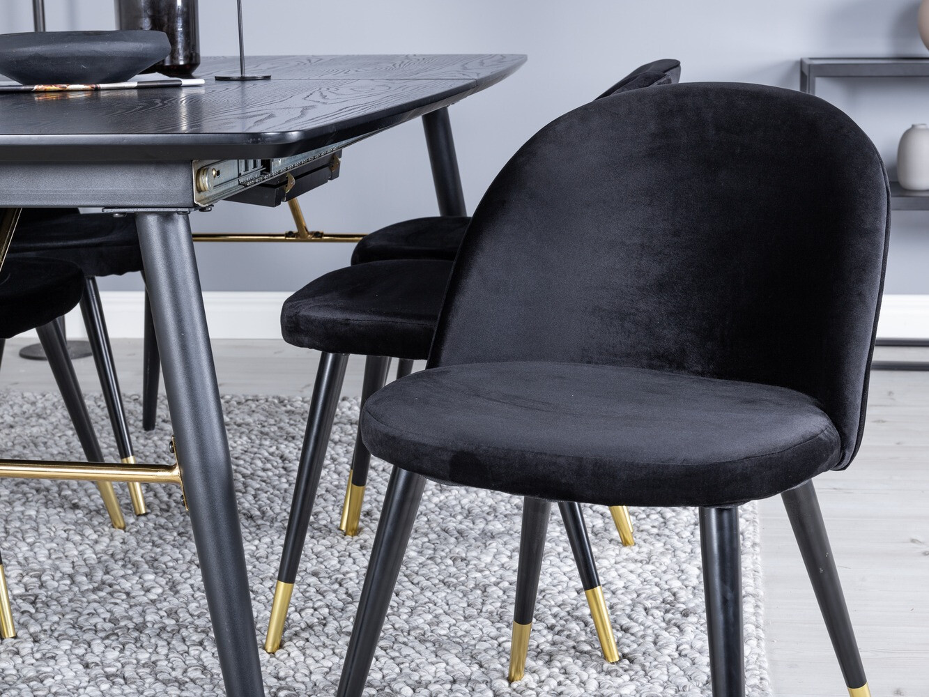 Dining set Dallas 1451 (Black)