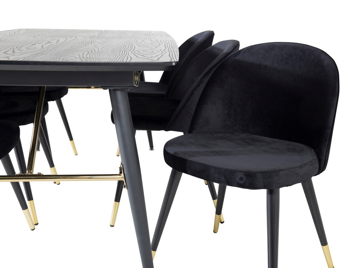 Dining set Dallas 1451 (Black)