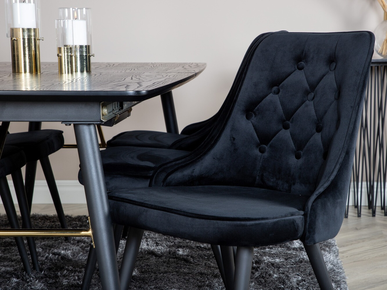 Dining set Dallas 1453 (Black)