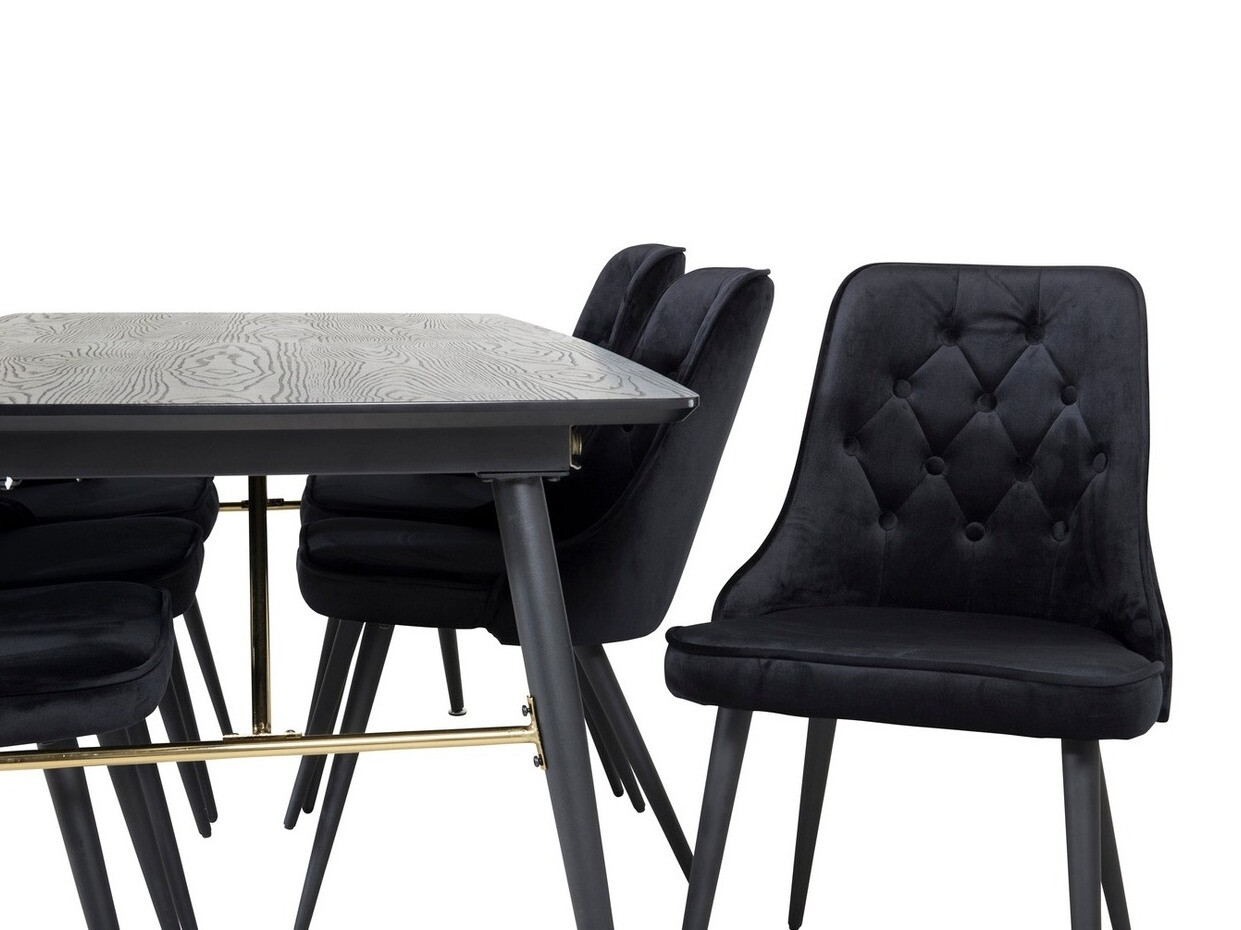 Dining set Dallas 1453 (Black)