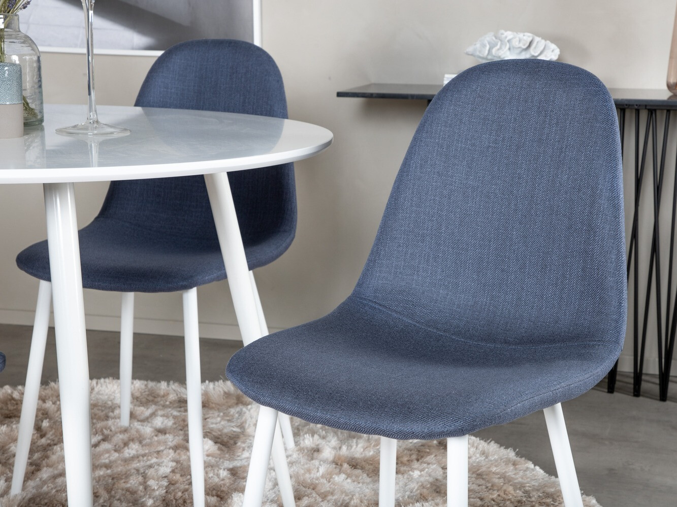 Dining set Dallas 1540 (Blue + White)