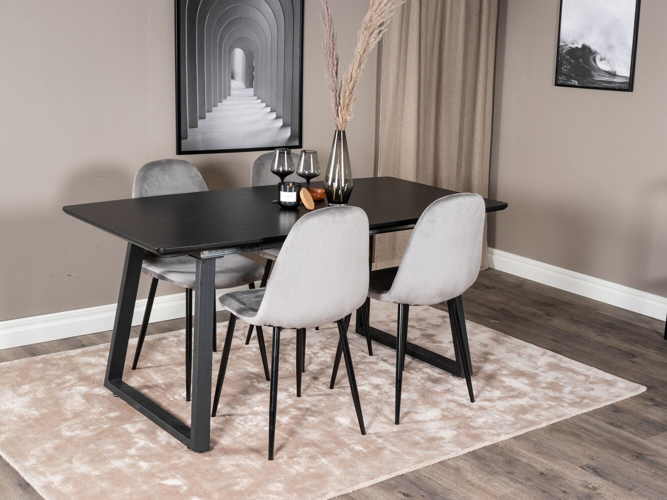 Dining set Dallas 1616 (Grey)