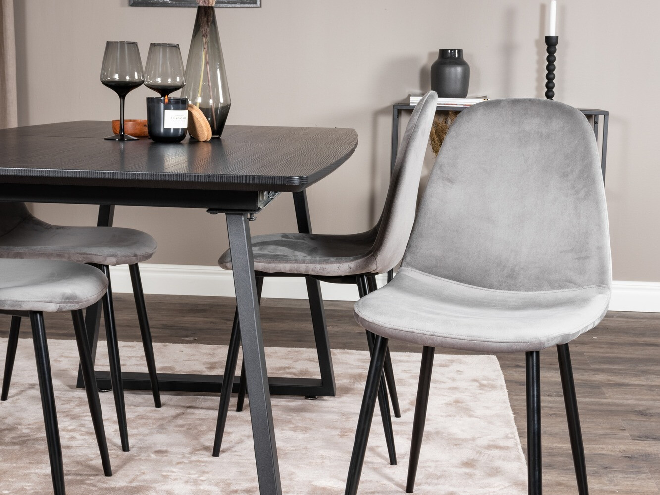 Dining set Dallas 1616 (Grey)