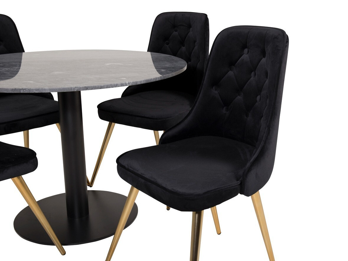 Dining set Dallas 1627 (Black)