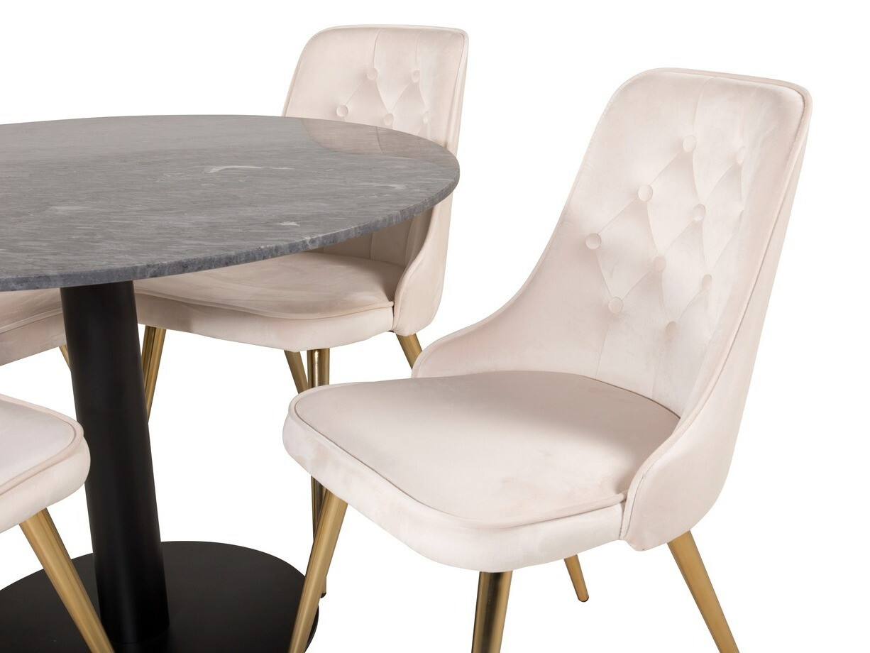 Dining set Dallas 1627 (Pink)