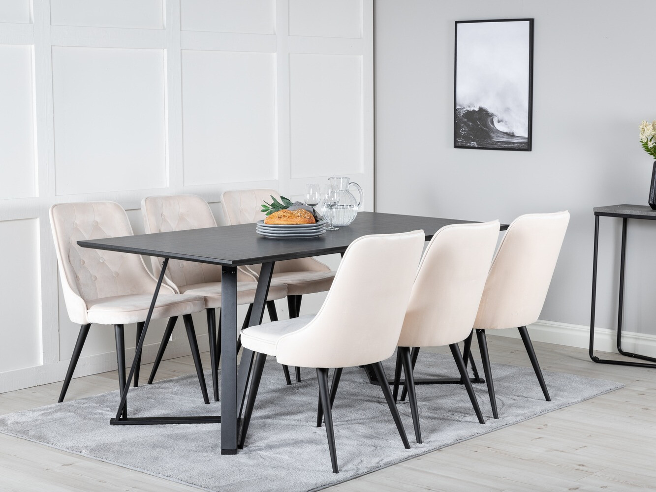 Dining set Dallas 1628 (Beige)