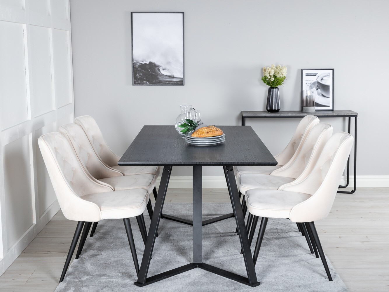 Dining set Dallas 1628 (Beige)