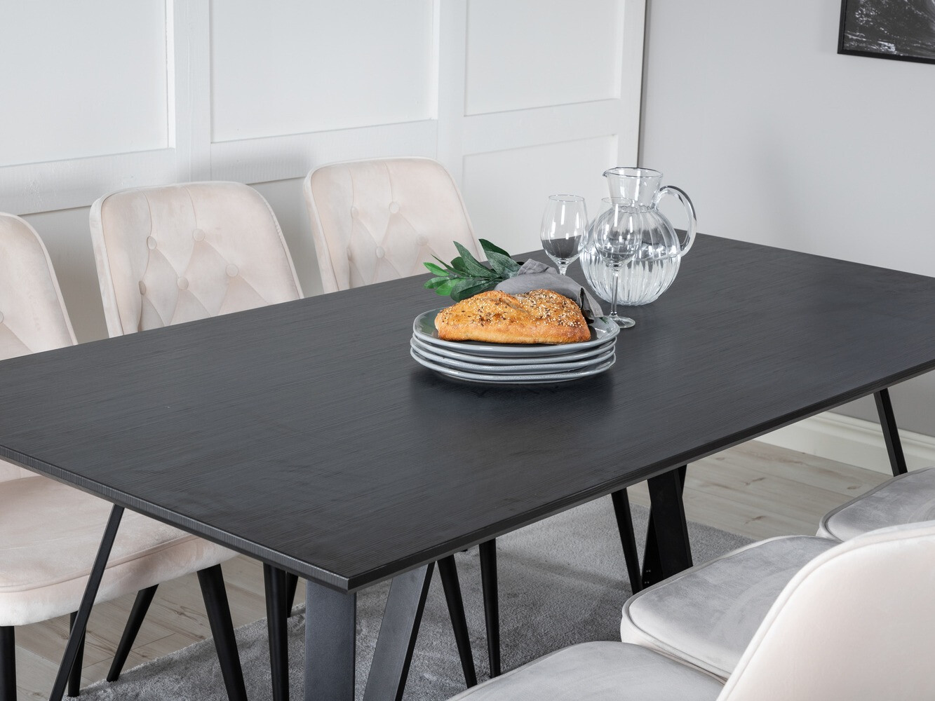 Dining set Dallas 1628 (Beige)