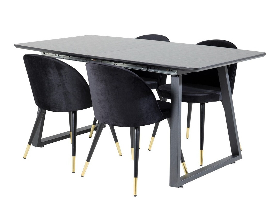 Dining set Dallas 1631 (Black)