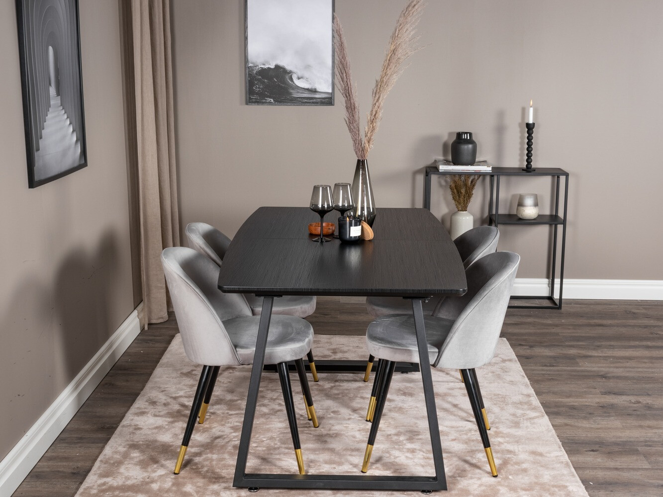 Dining set Dallas 1631 (Grey)