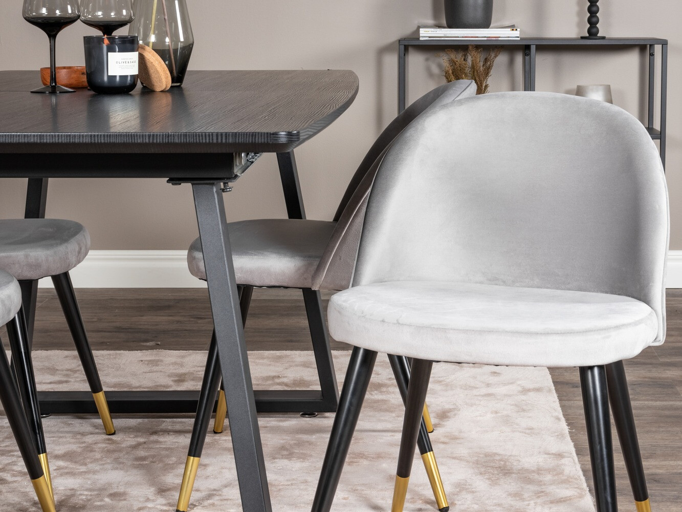 Dining set Dallas 1631 (Grey)