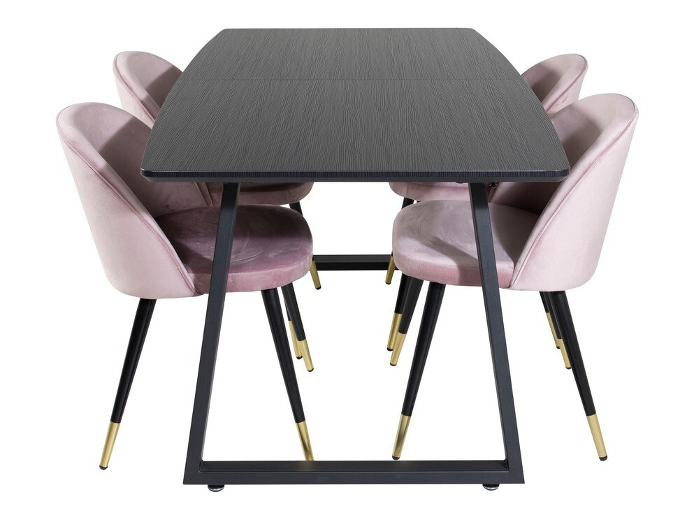Dining set Dallas 1631 (Pink)
