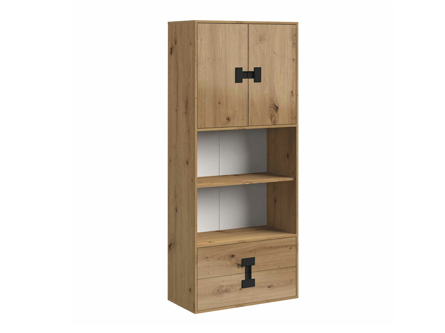 Bookcase Florevi 112 (Artisan oak)