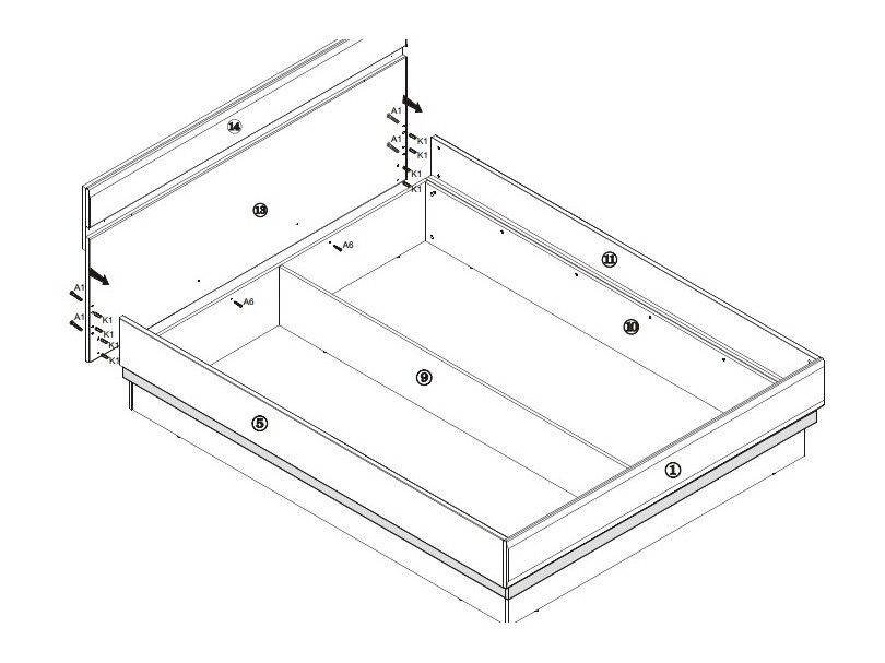 Bed Salsevi 121