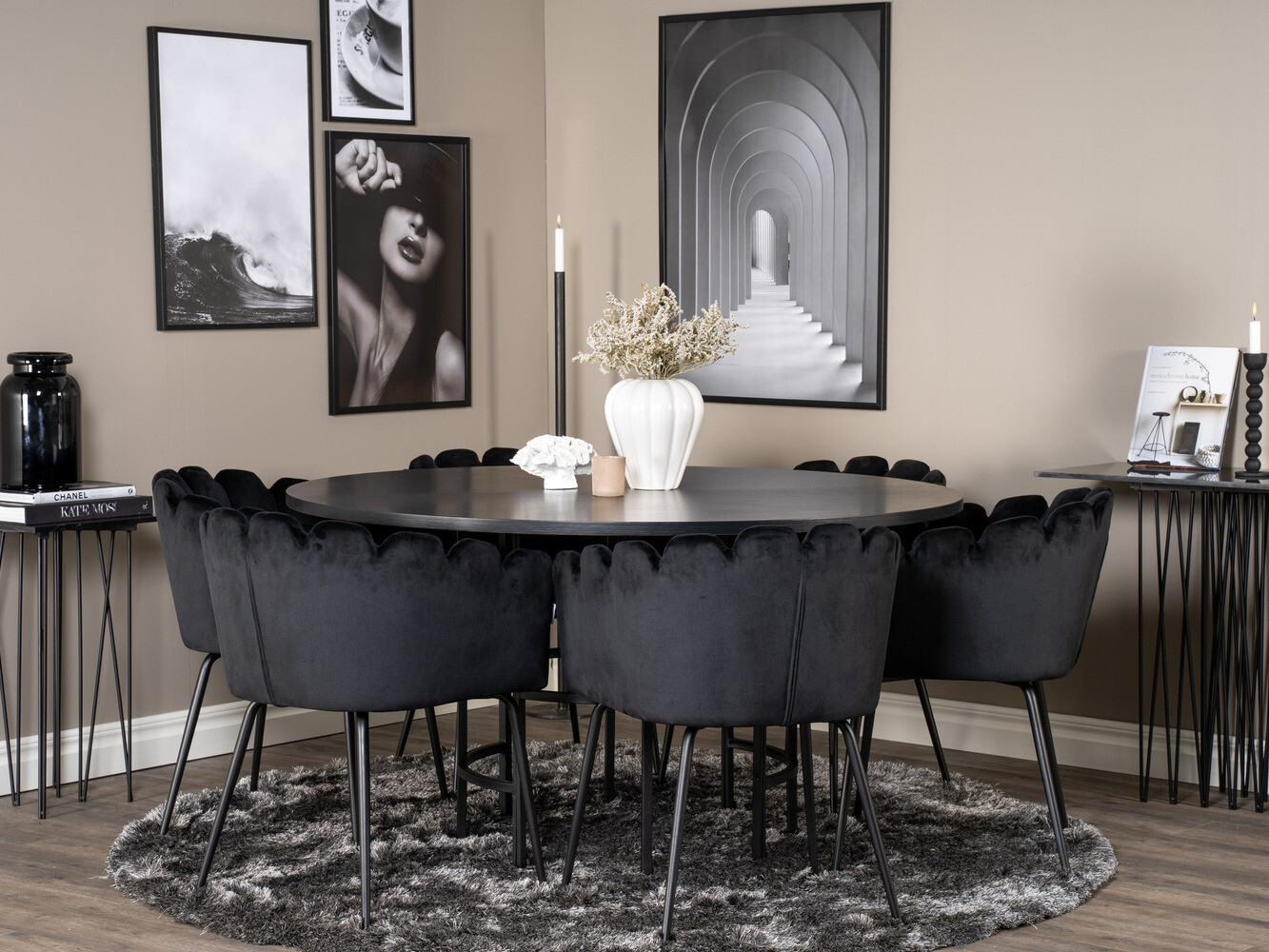 Dining set Dallas 312 (Black)
